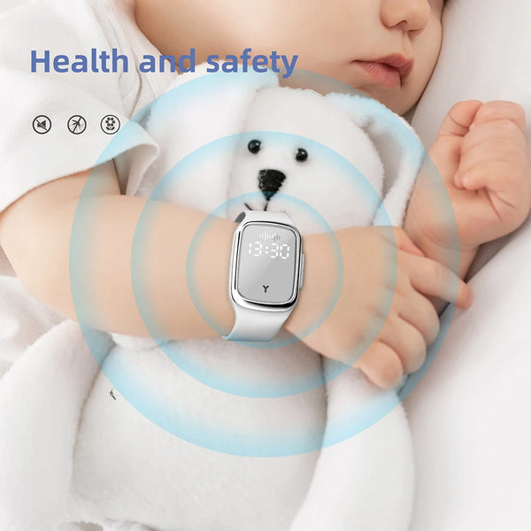 Bugs Repel Watch Bracelet Ultrasonic Bugs Repel Bracelet Portable Electronic Mosquitoes Repel Ultrasonic Bracelet For Baby Kids